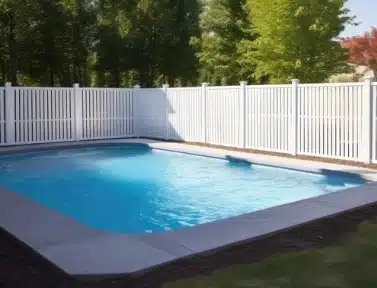 Vinyl Pool Fence